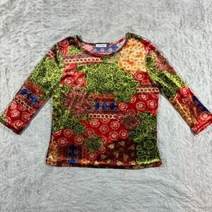 Vintage Y2K 90s Velvet Top Patchwork Boho Indie Hippie Art to Wear Fairy Grunge